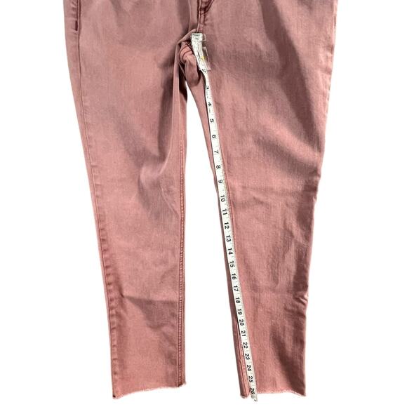 Rag & Bone Dre Boyfriend Jeans Women 24 Light Plum Raw Hem Slim Low Rise Stretch - Picture 11 of 16